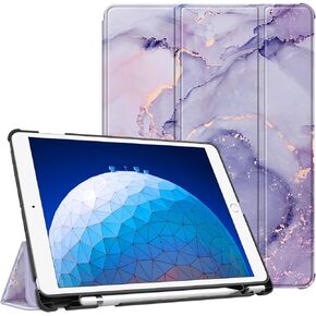 Fintie Case for iPad Air (3rd Gen) 10.5" 2019 / iPad Pro 10.5" 2017 - [SlimShell] Ultra Lightweight Standing Protective Cover with Built-in Pencil Holder, Auto Wake/Sleep (Composition Book)
