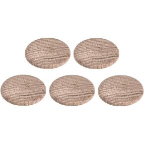 uxcell Wood Button Plugs 1 Inch Oak Hardwood Screw Hole Furniture Plugs 5 Pack