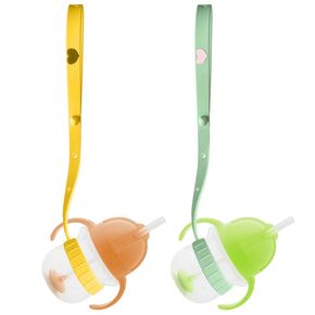 Toy Straps for Baby,Toddler Snack Cups Strap,2 Pack Silicone Adjustable Sippy Cup Straps for High Chairs,Car Seat,Strollers,Cribs