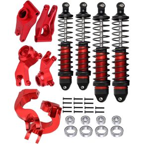 Upgrades for 1/10 ARRMA,Alloy RC Shocks,Caster Block,Steering Blocks,Rear Stub Axle Carriers for Granite/Senton 4x4 3S Blx & Mega 550,Big Rock/Vorteks 4x4 3S Blx,Upgrades Part Hop Ups,Navy Blue