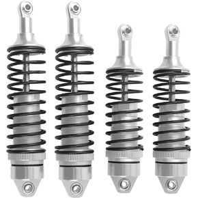 ShareGoo Full Metal Shock Absorber Front & Rear Shocks Damper Compatible with Traxxas Slash 4x4 Stampede 4x4 Rustler 4X4 VXL Rally 4X4 1/10 RC Car (Red)