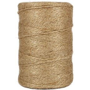 Shintop Jute Twine, 328 Feet 2ply Natural Twine String, Industrial Packing Materials Heavy Duty Twine for Arts and Crafts, Gift Wrapping and Gardening Applications in Kuwait