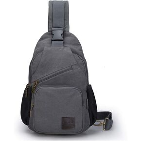 Sling Bag Pack Canvas Shoulder Sling Backpack Small Crossbody Chest Bag for ipad mini