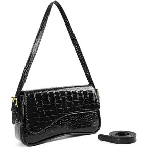 حقيبة يد تمساح صغيرة من Valleycomfy حقيبة يد كلاسيكية كلاسيكية عبر الجسم حقيبة كتف طراز Y2K محفظة عصرية in Kuwait