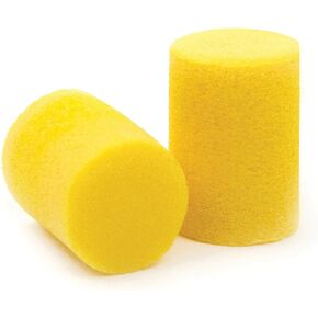 D'Addario Accessories planet waves comfort fit foam ear plugs, pair, yellow