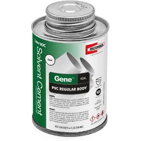 Rectorseal 55901 1/4 Pint 404L Regular Body Low Voc Pvc Solvent Cement