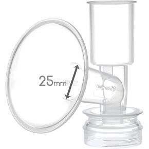 Maymom Flange Compatible with Ameda Purely Yours Pump, Finesse, NOT for Ameda MYA 25mm