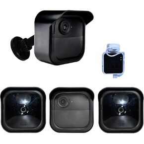 حامل كاميرا Blink خارجي وداخلي جديد تمامًا. غطاء واقٍ مقاوم للطقس وحامل قابل للتعديل بزاوية 360 درجة للجيل الرابع (الرابع)/ الثالث (الثالث) مع وحدة مزامنة الوميض 2 (أسود قطعتان) in Kuwait