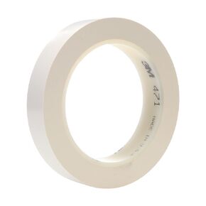 3M Vinyl Tape 471, 1 in x 36 yd, White, 1 Roll, White Floor Tape, Paint Alternative for Floor Marking, Social Distancing, Color Coding, Safety Marking