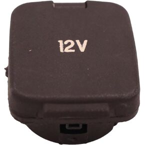 Cigarette Lighter Socket Cover Cap Waterproof Console Power Outlet Plasti BB5Z-19A487-BA Compatible with Ford F150 Edge 2011-2021