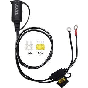 3FT 14AWG Adapter Plug Socket with Eyelet Terminal
