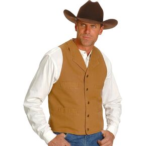 Scully Men's Rangewear Cotton Canvas Vest