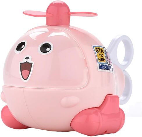 Cartoon Aircraft Pencil Sharpener with Scissor Eraser Pencil Ruler Stapler Portable Stationery Set Back to Supplies (Random Style) in Saudi Arabia