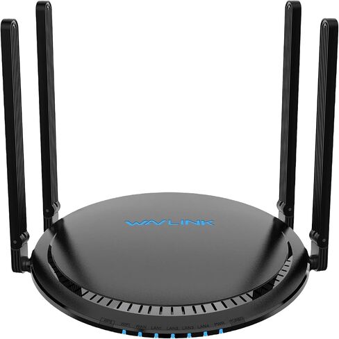 WAVLINK AX3000 WiFi 6 Router, Dual Band Wireless WiFi Router for Home Gigabit Router with 4 * 5dBi High-Gain Antennas, MU-MIMO, OFDMA, Touchlink, Beamforming, WPA3, IPV6, Parental Control in Saudi Arabia