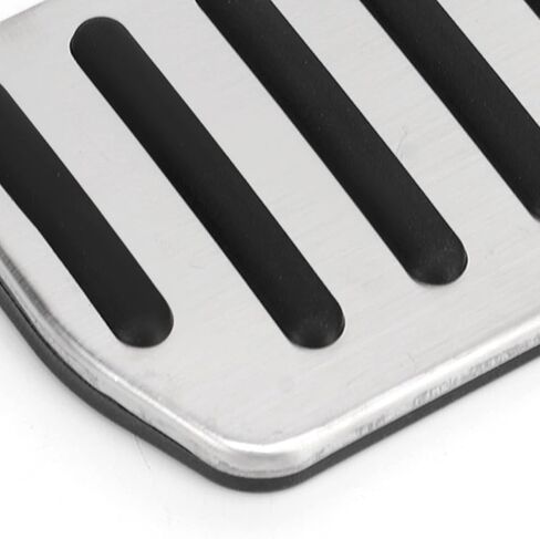 Automotive Interior 3Pcs Foot Pedal Set Accelerator Brake Footrest Pads Stainless Steel Rubber Antislip Replacement for Tesla Model S X in Saudi Arabia