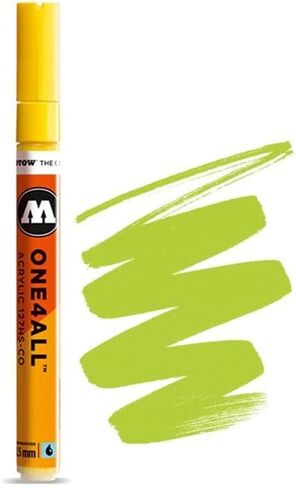 MOLOTOW ONE4ALL Acrylic Paint Marker, 2mm, Future Green, 1 Each (127.222) in Saudi Arabia
