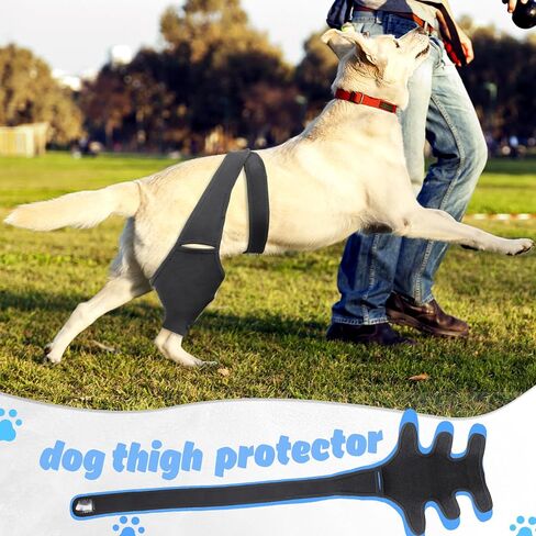 Dog Knee Brace for Torn Hind Leg or Back Leg, Adjustable Dog Leg Brace, Dog Support Brace for Cruciate Ligament Injury Joint Pain Muscle Soreness, Better Recovery Brace in Saudi Arabia