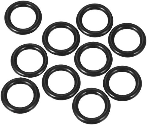 uxcell Nitrile Rubber O-Rings 16.01mm OD 10.77mm ID 2.62mm Width, Metric Sealing Gasket, Pack of 10 in Saudi Arabia