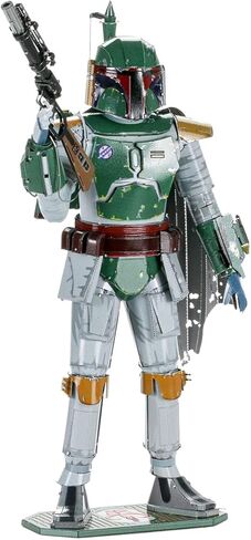 Metal Earth Puzzle 3D Boba Fett Star Wars Metal Puzzle Building Models for Adults Challenging Level 10.41 x 8.13 x 18.29 cm in Saudi Arabia