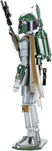 Metal Earth Puzzle 3D Boba Fett Star Wars Metal Puzzle Building Models for Adults Challenging Level 10.41 x 8.13 x 18.29 cm in Saudi Arabia