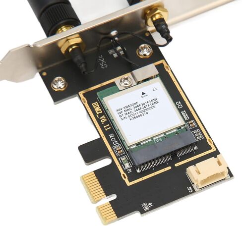 Goshyda AW XB530NF MT7922 RZ616 2.4G 5G 6Ghz Triple Band PCIe WiFi 6E Bluetooth 5.2 Adapter Card for Win10/11, for Linux in Saudi Arabia
