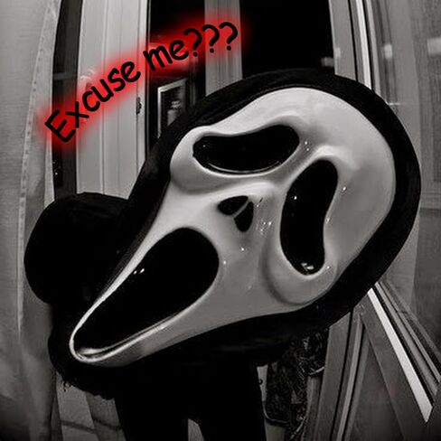 2PCS Halloween Mask Scary Skull Mask, Full Head Creepy Mask for Halloween Decoration Party, Horror Role Play Props in Kuwait