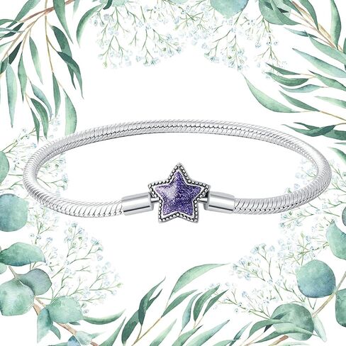 Flower Five-pointed Star Love Bracelet Bracelets and Necklaces Women’s Beads Dangle 925 Sterling Silver 5A Cubic Zircon,Christmas Mother’s Day Jewelry Gifts for Her in Saudi Arabia
