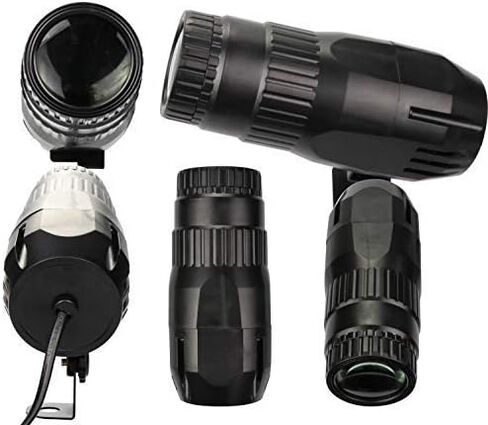 4 في 1 أضواء كاشفة صغيرة RGBW LED شعاع بقعة أضواء المرحلة تأثير الإضاءة LED شعاع Pinspot ضوء لمرآة الكرة نادي حزب بار DJ الأحداث (أسود) in Kuwait