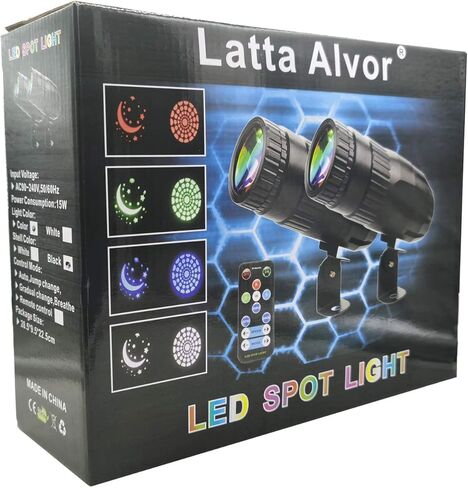 4 في 1 أضواء كاشفة صغيرة RGBW LED شعاع بقعة أضواء المرحلة تأثير الإضاءة LED شعاع Pinspot ضوء لمرآة الكرة نادي حزب بار DJ الأحداث (أسود) in Kuwait
