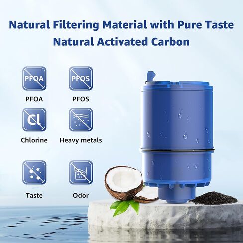 فلتر مياه معتمد من Overbest NSF، بديل لفلتر مياه الصنبور Pur®، جميع أنظمة تنقية الصنبور PUR®، PUR®PLUS (عبوة من 3 قطع) in Saudi Arabia