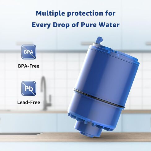 فلتر مياه معتمد من Overbest NSF، بديل لفلتر مياه الصنبور Pur®، جميع أنظمة تنقية الصنبور PUR®، PUR®PLUS (عبوة من 3 قطع) in Saudi Arabia