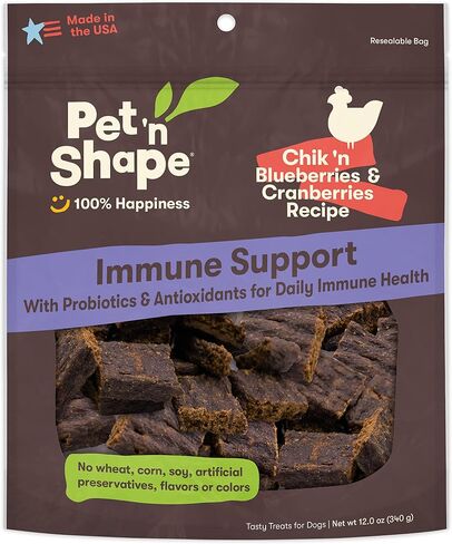 مكافآت وظيفية من Pet 'n Shape، دعم المناعة، Chik 'n Cranberry، التوت الأزرق in Saudi Arabia