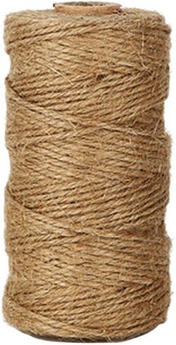 Shintop الجوت البرمة، 328 قدم 2ply سلسلة البرمة الطبيعية، مواد التعبئة الصناعية خيوط شديدة التحمل للفنون والحرف اليدوية، تغليف الهدايا وتطبيقات البستنة in Saudi Arabia