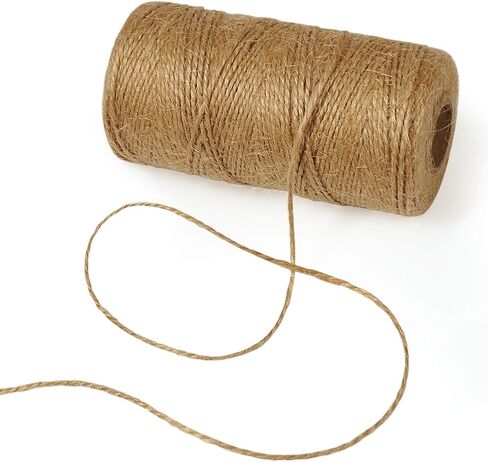 Shintop الجوت البرمة، 328 قدم 2ply سلسلة البرمة الطبيعية، مواد التعبئة الصناعية خيوط شديدة التحمل للفنون والحرف اليدوية، تغليف الهدايا وتطبيقات البستنة in Saudi Arabia