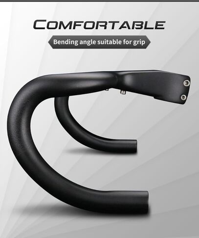 integrated handlebar road bike handlebars carbon fiber aero handlebars for road bike handlebars 31.8/28.6 support 2 size UD Matte 420 * 90mm bicycle integrated carbon drop bars in Kuwait