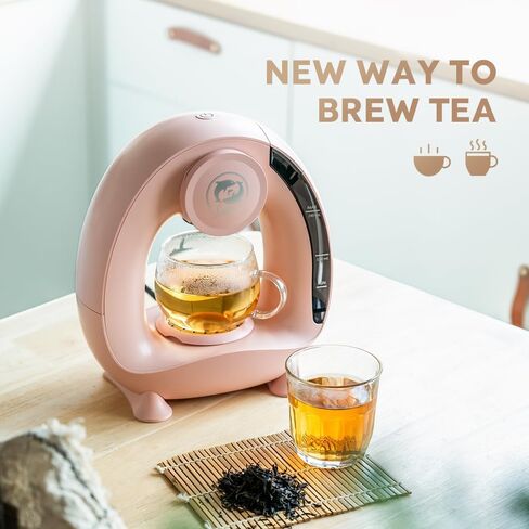 BENFUCHEN Pink Single Serve Coffee Maker For KCup/Ground Coffee, MINI Q Modern 2 in 1 Coffee Machine Personal Mini One Cup Coffee Maker/Tea Brewer With Filter&Adapter, 4-8oz Brew Size in Kuwait