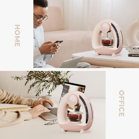 BENFUCHEN Pink Single Serve Coffee Maker For KCup/Ground Coffee, MINI Q Modern 2 in 1 Coffee Machine Personal Mini One Cup Coffee Maker/Tea Brewer With Filter&Adapter, 4-8oz Brew Size in Kuwait