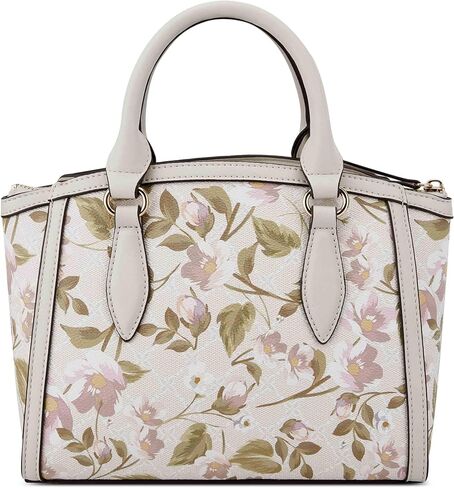 Nine West kyelle Small Jet Set Satchel, Floral Logo Milk in Kuwait
