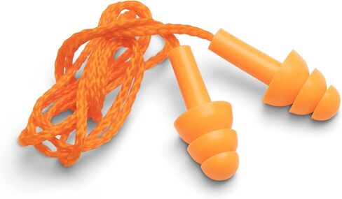 سدادات أذن من السيليكون متوافقة مع SATA ANSI وCE، NRR 23dB، SNR 29dB - STFH0431، أخضر/أصفر، 5 أزواج (عبوة من قطعتين) in Kuwait