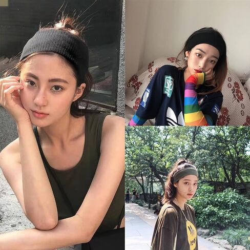 6 قطع من عصابات الرأس للنساء عريضة غير قابلة للانزلاق، أربطة شعر مرنة بلون سادة كاجوال، أربطة شعر مرنة لمكياج العمامة، تمرينات اليوجا غير قابلة للانزلاق، لفافات رأس قابلة للتمدد للنساء والرجال in Kuwait