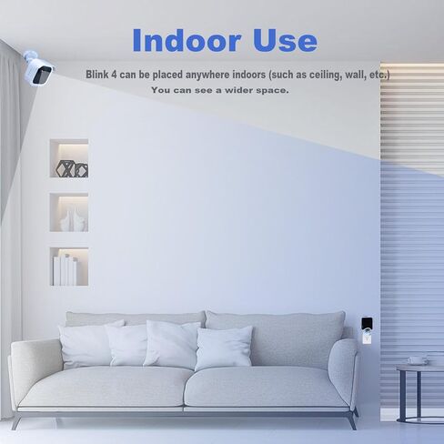 All-New Blink Outdoor & Indoor Camera Mount. Weatherproof Protective Housing and 360° Adjustable Mount for Blink 4rd (4th)/ 3rd (3th) Gen with Blink Sync Module 2 Mount (Black 2 PCS) in Kuwait