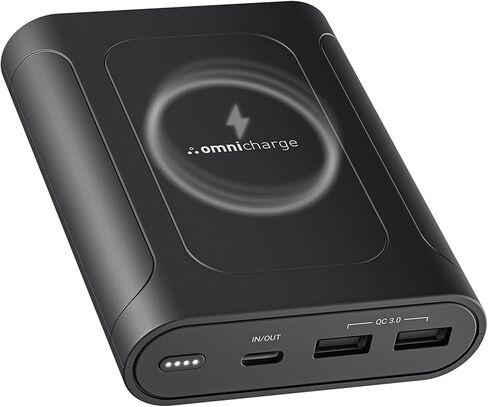 أومني موبايل 12800 باور بانك للكمبيوتر المحمول مع USB-C | حزمة بطارية لأجهزة الكمبيوتر المحمولة والأجهزة اللوحية والكاميرات والهواتف الذكية وآيفون وسامسونج جالاكسي والأجهزة الذكية الأخرى in Kuwait