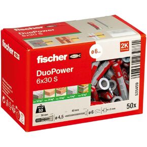 Fischer Duo Power Universal Wall Anchor with Screw, 535459 in Saudi Arabia