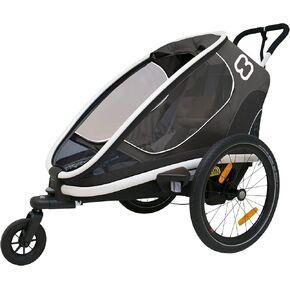 Hamax Outback مقعد واحد يتلألأ مقطورة دراجة للرياضات المتعددة للرياضة + (عجلة الركض المباعة بشكل منفصل) in Kuwait