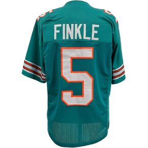 Ray Finkle Ace Ventura Jersey Aqua Miami | Unisex Adult Sizes S-5XL Unsigned Custom Sewn Stitched in Kuwait