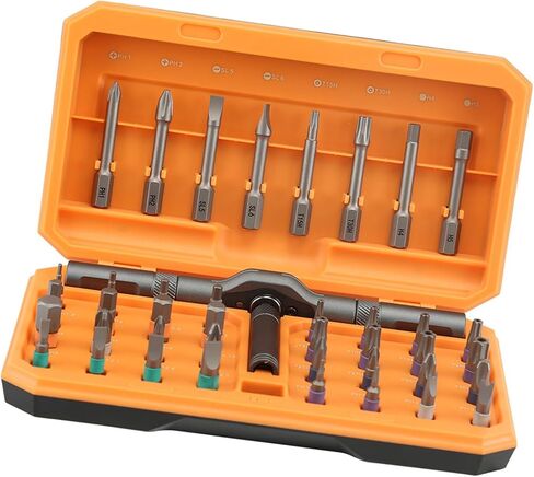 Aramox 42 in 1 Ratchet Set Multi Functional Alloy Steel Magnetic Bits with Ratchet Handle for Repair in Saudi Arabia
