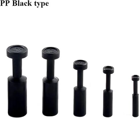 5pcs طيبة الهوائية الأنابيب نهاية كوب هواء خرطوم هواء الضغط الملاءمة الموصل البلاستيك ppf pp4/6/8/10/12mm (pp10-black-5pcs) in Saudi Arabia