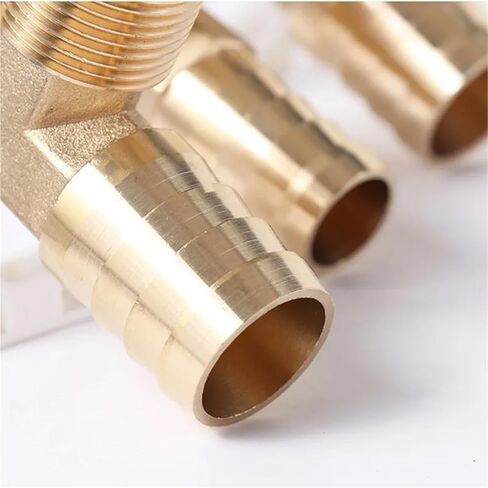 6-16mm Hose Barb Connector Tail Thread 1/8 1/4 3/8 1/2 3/4 1 Thread Brass Pipe Fittings Elbow 1Pcs(3l8 14mm) in Saudi Arabia