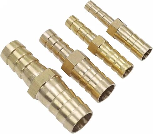 4 6 8 10 12 14 16 19 25mm خرطوم Barb Hosetail تقليل المخفضات المتساوية محولات مساوية 1pcs (OD19mm إلى OD19mm) in Saudi Arabia