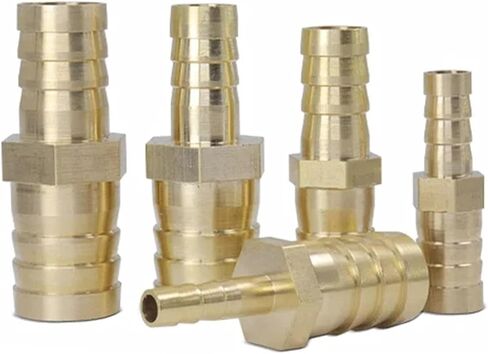 4 6 8 10 12 14 16 19 25mm خرطوم Barb Hosetail تقليل المخفضات المتساوية محولات مساوية 1pcs (OD19mm إلى OD19mm) in Saudi Arabia